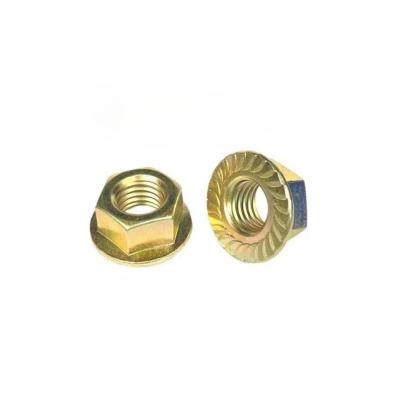 China Heavy Industry Carbon Steel Serrated Flange Nut DIN6923 Hex Flange Nut for sale