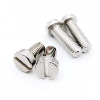 China Pan Hot-sale Stainless Steel Slotted machine screw  Slotted Cheese Head Screws for sale