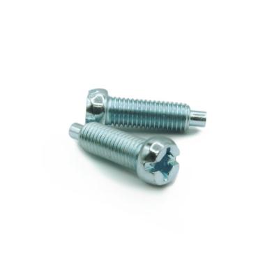 China Pan Carbon steel machine screws M2-M8 pan head galvanized screws oem service for sale