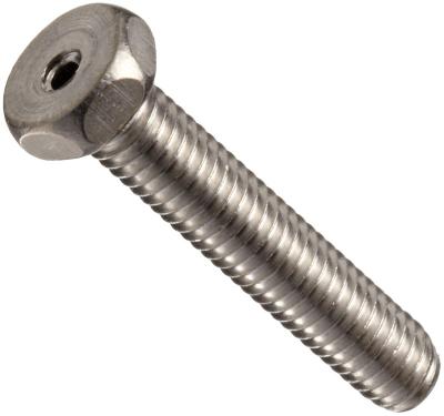 China Flat Hollow cylindrical hexagonal stainless steel machine screws nickel-plated steel for sale