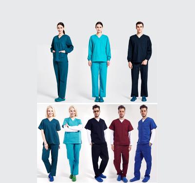 Κίνα High Quality Hospital Hospital Uniforms Sets Designer Short Sleeve Jogger Custom Nurse Scrubs Uniform With Logo προς πώληση