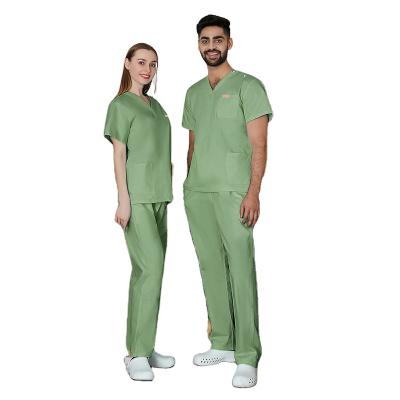 China High Quality Hospital Custom Sets Designer Custom Nurse Scrubs Short Sleeve Jogger Hospital Uniform for sale