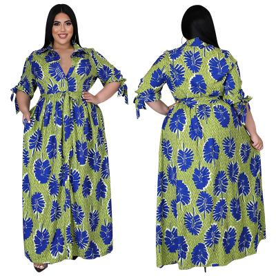 Κίνα Designer Color Stripe Anti-static Autumn Maxi Plus Size Women's Summer Casual Dresses προς πώληση