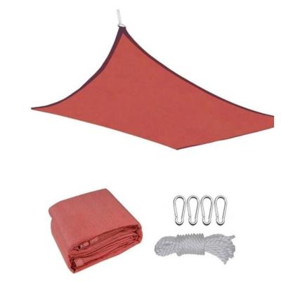 China Garden Shading 580 Gsm 3 By 5 Waterproof Gray Shade Sail HDPE Shade Sail For Sale for sale