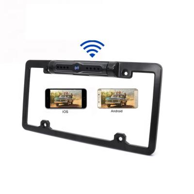 China hot sale 648*512 wifi app hd wide angle car rear view backup camera parking vehicle reverse camera for sale