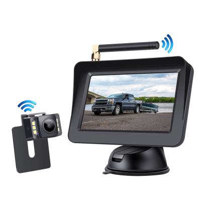 China 4.3 Inch LCD Reverse Camera Car Rear View Waterproof Backup Camera Waterproof Car Camera System for sale