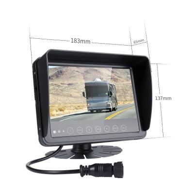 China 4 Pin Connector Wholesale Cricut 7 Inch LCD Monitor Metal Body Tft Ahd LCD Monitor Easy Car Camera And Monitor for sale