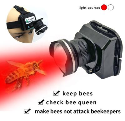 China Hunting Walking and Beekeeping Plant Beekeeping Tools Zoomable Headlight Led Red White Light New for Walking and Hunting Beekeeping Herramientas for sale