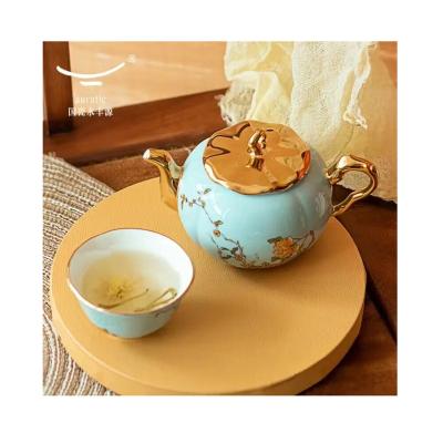 China China Vintage Small Porcelain Tea Set Professional Viable Tea Cups Manufacturer for sale