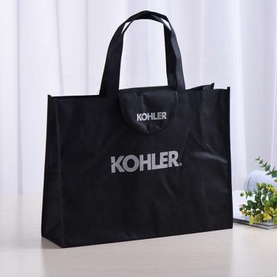 China Foldable Strong Nonwoven Spunbond TNT Tote Carry Bag Ecological Reusable Supermarket Shopping Eco Custom Grocery for sale