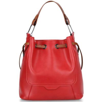 China 2021 casual new lucky red type portable shoulder personality bucket bag for sale