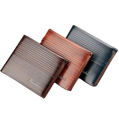 China Best wholesale waterproof selling 2020 new fuerdanni style pu leather short men's wallets, coin purses for man for sale