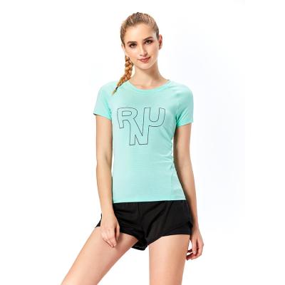 China China Sports Breathable Cheap Comfortable Running Sport Yoga Short Sleeve Casual Top for sale