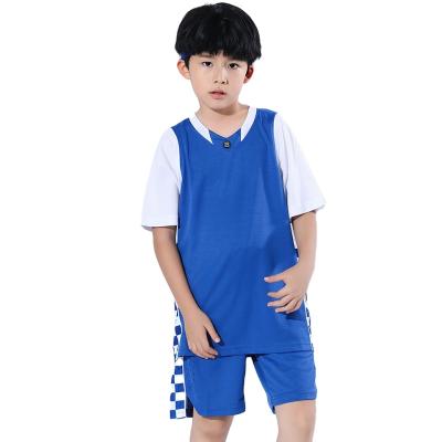 China High Quality Children's Basketball Suit Kentucky Basketball Three-Piece Tank Top Antibacterial for sale