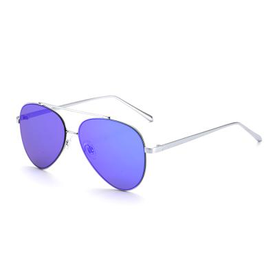 China Classic Anti Retro Alloy UV400 Sunglasses Round PC Lens Eyewear Designed Sun Glass Customized Logo for sale