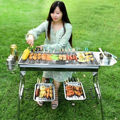 China Hottest Selling Charcoal Steel Single Folding Grill for sale