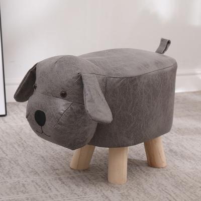 China Living Room Handmade Custom Animal Kids Wooden Stool Animal Shape Stool For Dining for sale