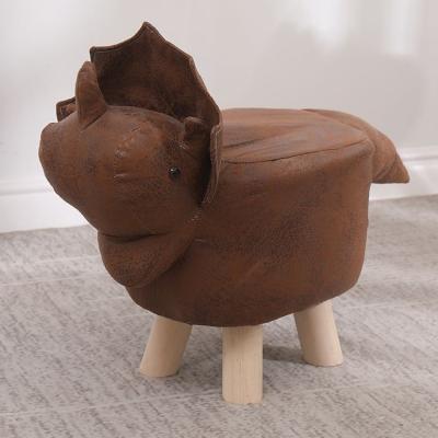 China Handmade Home Living Room Wood Stool Kids Baby Animal Stool Bathroom HDWK Stool for sale