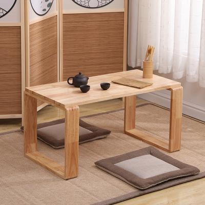 China Wholesale furniture rectangle office living room tatami coffee stand table solid wood modern design for sale