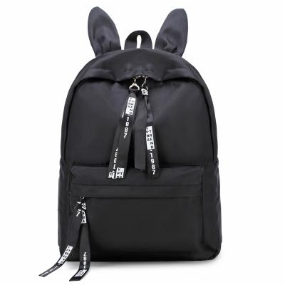 China Waterproof Cute Animation Bags Children School Bag Girls Backpack Pink Rabbit Ears Backpack Bagpack School Bag Girls for sale