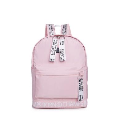 China Waterproof light pink girly backpack cute black rucksack backpacks for teenage girls small backpack for girls for sale