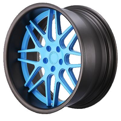 China Car Customized 17/18/19/20/21/22/24/26 5*112 1 Piece 2 Piece Super Deep Concave 5*114.3 Piece Forged Alloy Wheel Car Rim for sale