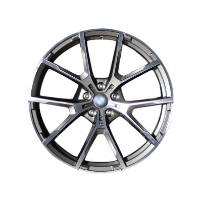 China Aluminum Durable Using Low Price Gray Machine Face Four Alloy Wheels For Sale for sale