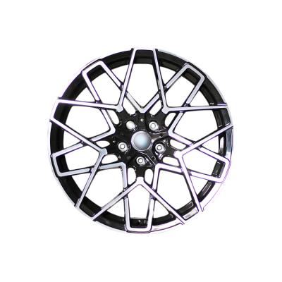 China Good Quality Machine Aluminum Hot Selling Black Face Forged 3 Piece Off Road Color Wheel for sale