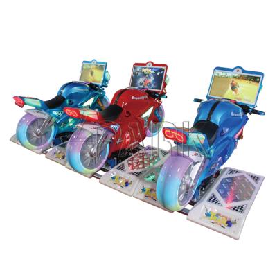 China Super Plastic+metal Motorcycle Arcade Console Games For Kids Racing Simulator Machines Invent Video Pusher Juegos for sale