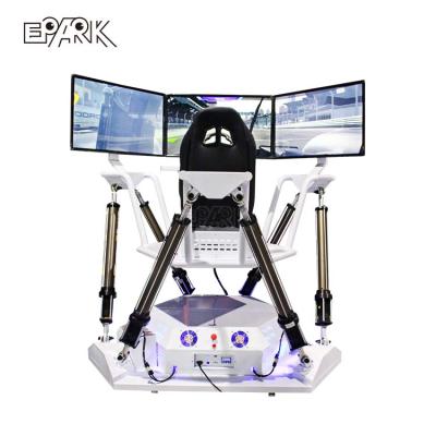 China Three Screens VR Hot Selling High Speed ​​Motor Racing Car Simulator L230*W250*H220CM for sale