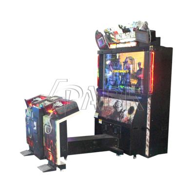 China Retro Plastic Arcade Shooting Gun Game Machine Simulation Shooting Game Machine for Game Center for sale