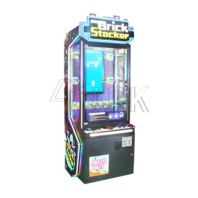 China Hardware Carnival Game Claw Machine Brick Stacker Video Game Victory Gift Coin Operated Game Machine for sale