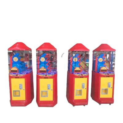 China Coin Operated Acrylic Material Lollipop Crane Claw Machine Gift Game Kids Candy Game Machine For Sale for sale