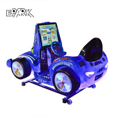 China Hardware Game Machine Coin Operated Electric Kids Rocking First Car Ride With Cartoon Movies for sale