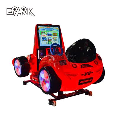 China Material Rocking Race Car , Kids F1 Ride On Car Styled Plastic Race Car Rocker With Curved Back for sale