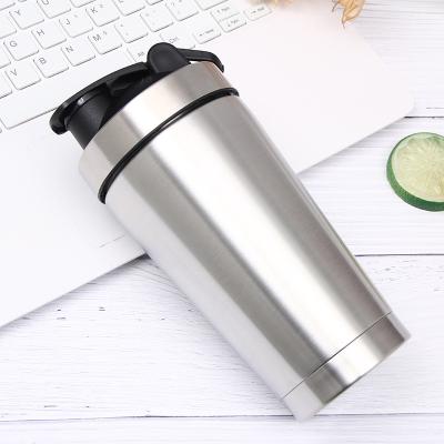 China Custom Logo Stainless Steel Water Bottle Viable Shaker Bottle Portable 700ml Insulated Water Bottle for sale