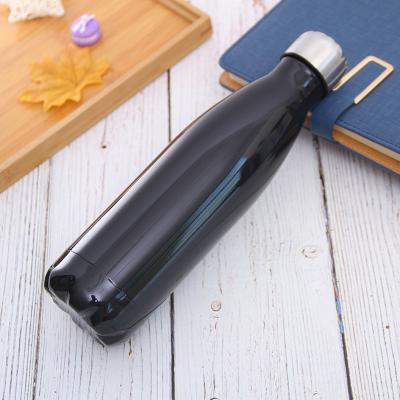 China Sustainable Stainless Steel Sports Water Bottle 500ml Sport Stainless Steel Single Wall Water Bottle for sale