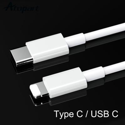 China Mobile phone drop shipping 3feet 1m palladium 18W cable 20W palladium usb c cable fast charging type c cable for iphone 12 11 7 6 xs pro x xr max 8 for sale