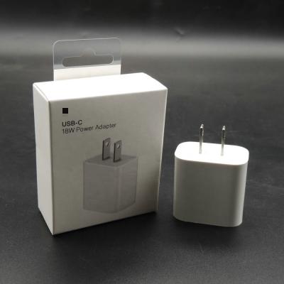 China Free Shipping Hot Sale EU Plug 2.4A 18W Palladium Adapter Wall Charger 3.0 Mobile Phone Palladium Type C Cable For Type C to iPhone for sale