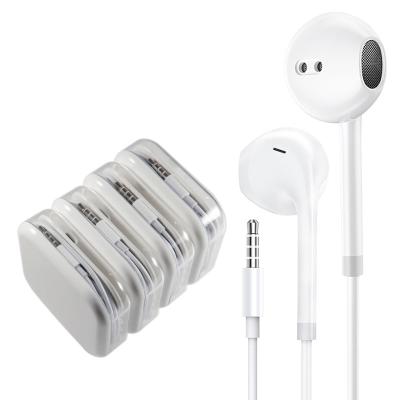 China Support Talking and Music Cell Phone Wired 3.5mm Earphone Jack Earphones Headphones Headset Handsfree Earbuds for Apple iPhone 6 7 X XR 11 12 Pro Max for sale