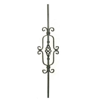 China Wrought iron ornament / Wrought Iron Picket / Wrought iron baluster / Wrought iron flower for sale