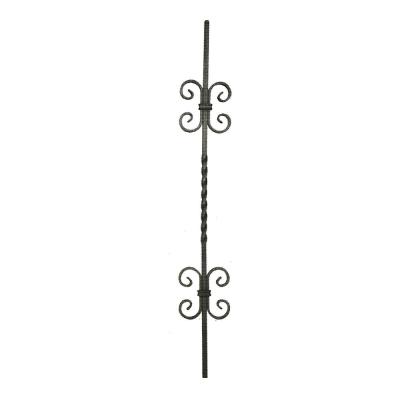 China Wrought iron baluster/Wrought Iron Picket/Wrought iron ornament/Wrought iron flower panel for sale