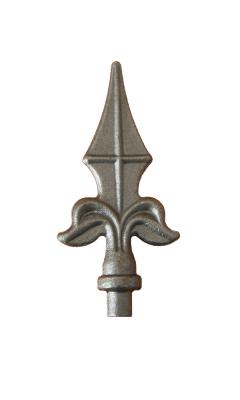 China Wrought iron ornament / Wrought iron spear / Rail heads/ Decorative wrought iron for sale