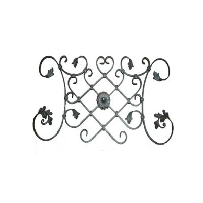 China Wrought iron ornament / Wrought iron flower panel / Wrought Iron Rosette for sale