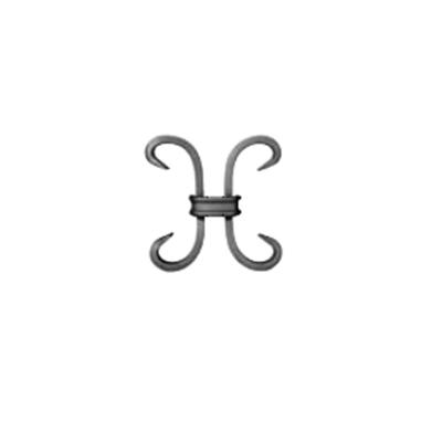 China Scroll rosette / Wrought iron scroll / Forged Ornamental Scrolls / Decorative wrought iron for sale