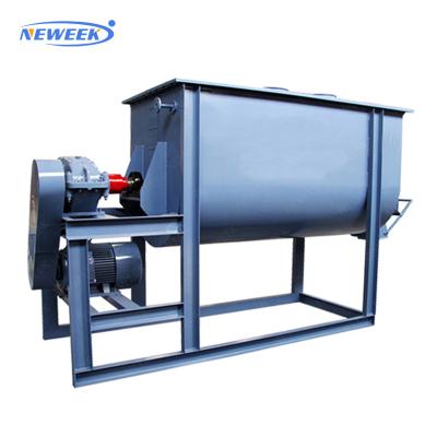 China 1m3 NEWEEK Horizontal Poultry Feed Animal Feed Mixer 100kg Grain Mixer Electric Horizontal for sale