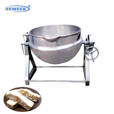 China food & Beverage Plant NEWEEK Industrial Food Cooking Machine For Bean Lined Kettle For Large Food Cooking Pots for sale