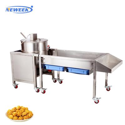 China Factory NEWEEK Gas Operated Popcorn Machine Mixer Caramel Snacks Commercial Industrial Popcorn Popcorn Machine for sale