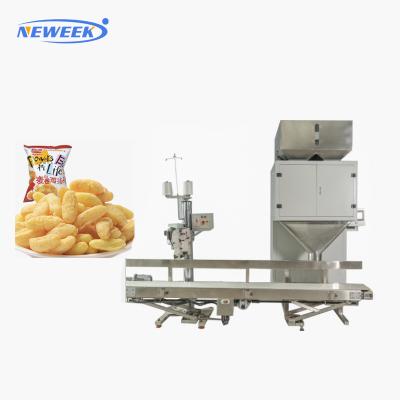 China NEWEEK Food Container Volume 120L Detergent Puffed Food Powder Filling Machine for sale