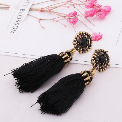 China European and American pop BOHEMIA retro fashion Bohemia diamond studded stud earrings factory customization for sale